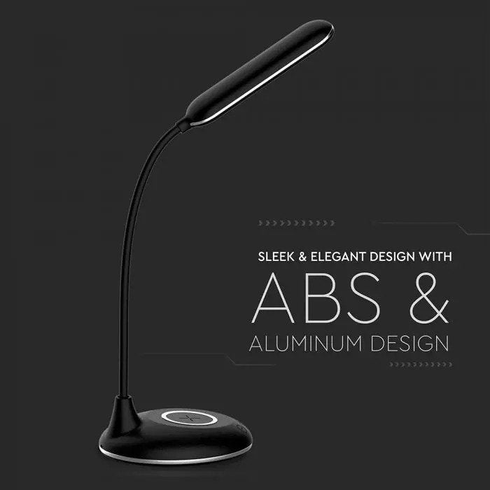 Настолна лампа LED със заоблена форма