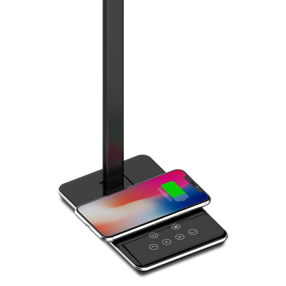 Ергономична настолна LED лампа 5 W със зареждане на GSM, бяла