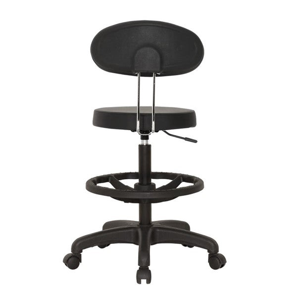 Работен стол TABURE с ринг и пластмасова основа, TBR 01 211