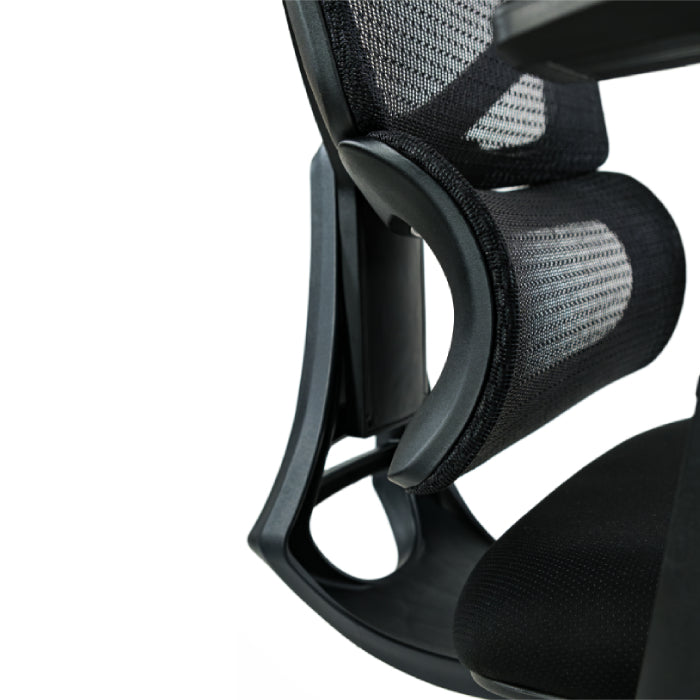 Ергономичен стол ErgoPro Lite - черна облегалка