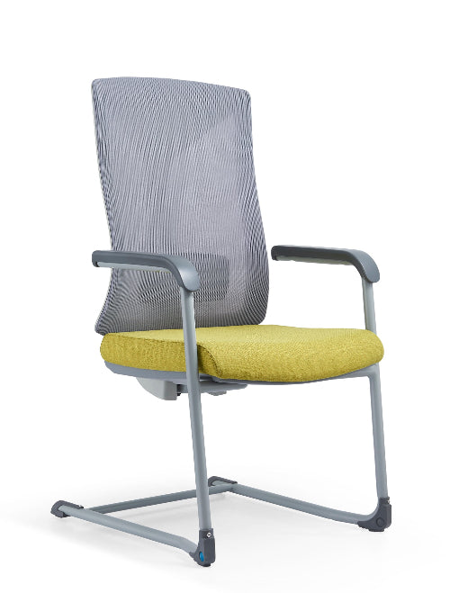 Посетителски стол Cosy - тъмно сив