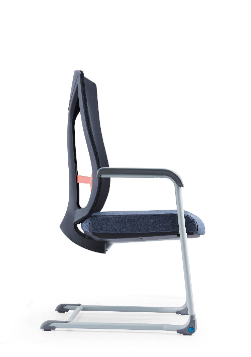 Посетителски стол Cosy - тъмно сив