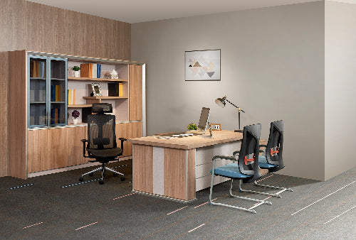 Посетителски стол Cosy - тъмно сив