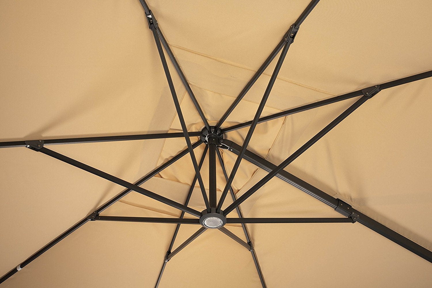 Градински чадър Rhodos Grande 4x3 м - пясък