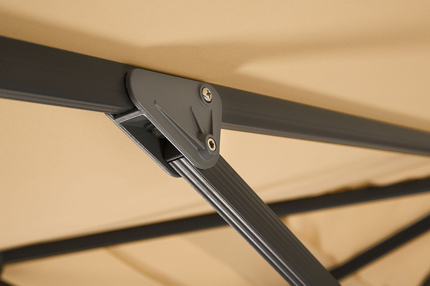 Градински чадър Rhodos Grande 4x3 м - пясък