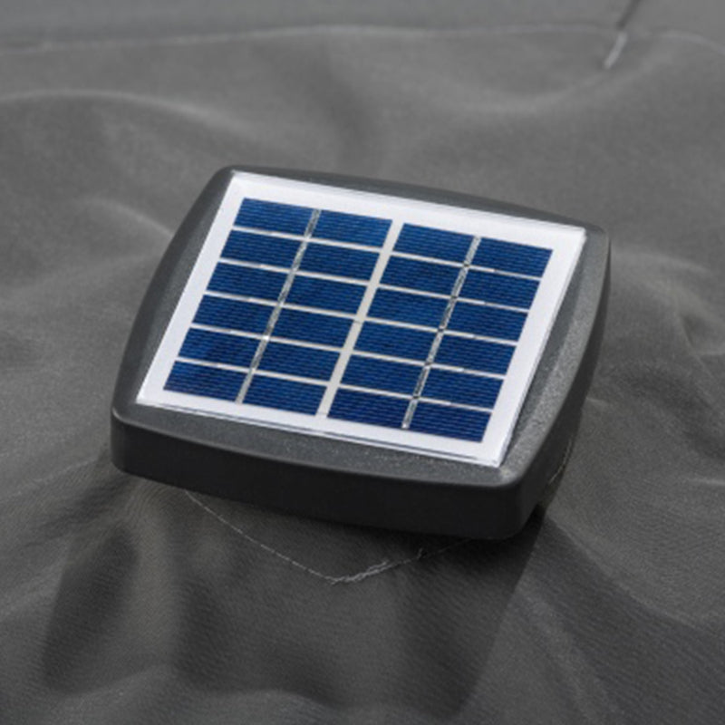 Соларен LED градински чадър BLACKLIGHT 2.7 м - антрацит