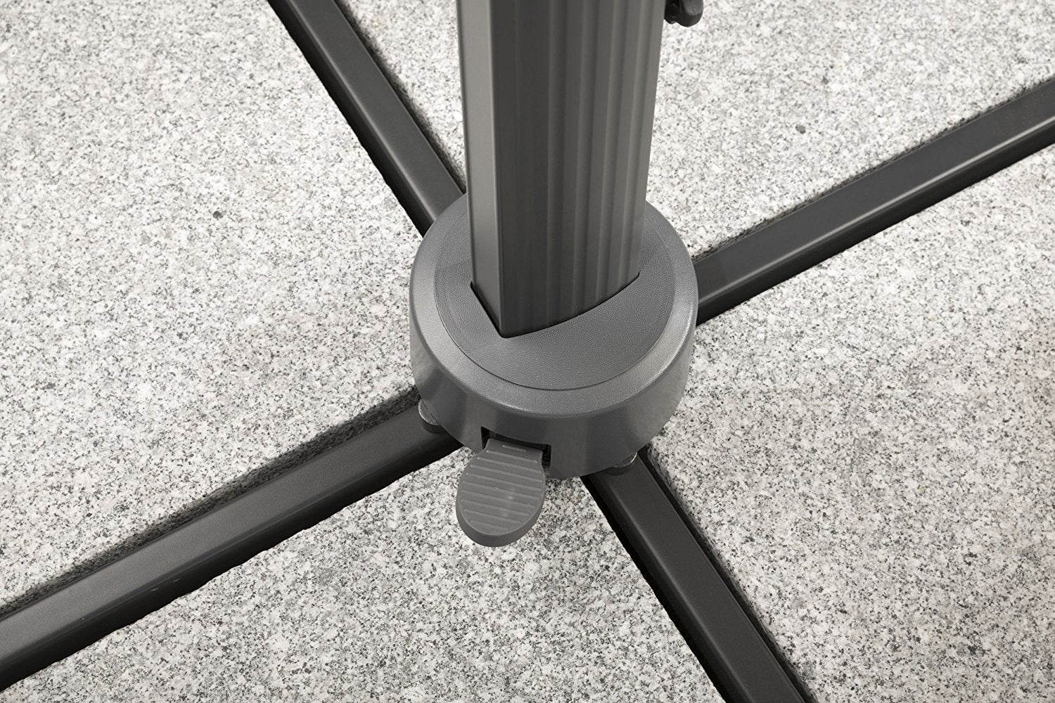 Градински чадър Rhodos Grande 4x3 м - пясък