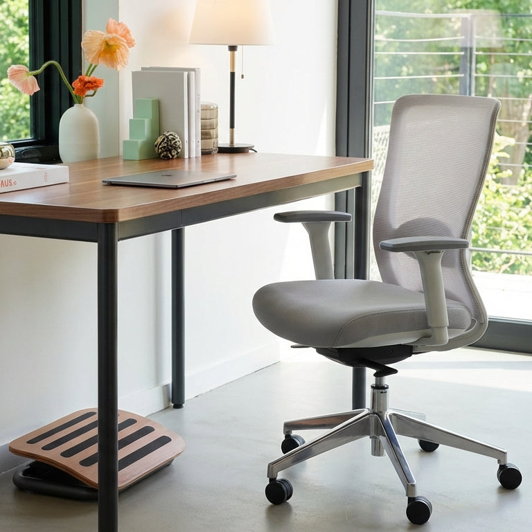 Ергономичен стол ChairPro 1000 W - светло сив