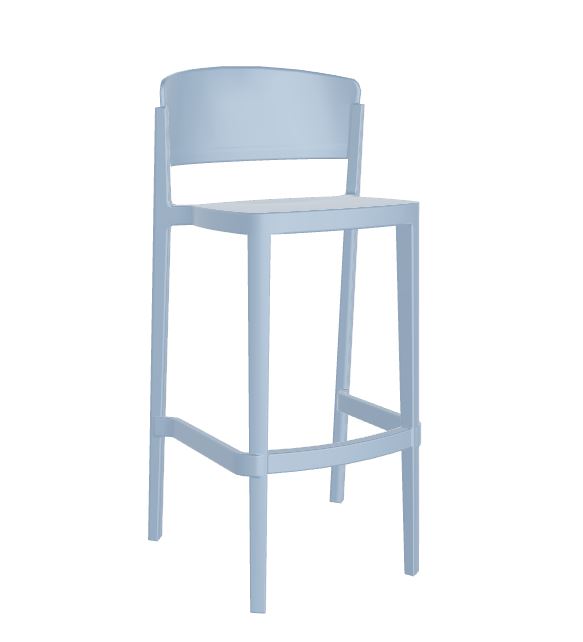 Бар-стол Abuela 77, Pale blue