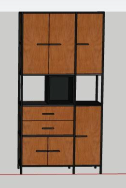 Система за съхранение Aria 90x210 cm