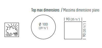 Основа за маса BG4K - сив