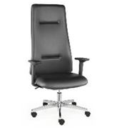 Директорски офис стол Bull - еко кожа, черен