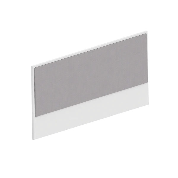 Челен панел за работно бюро Easy Space, сив, 160см - мостра