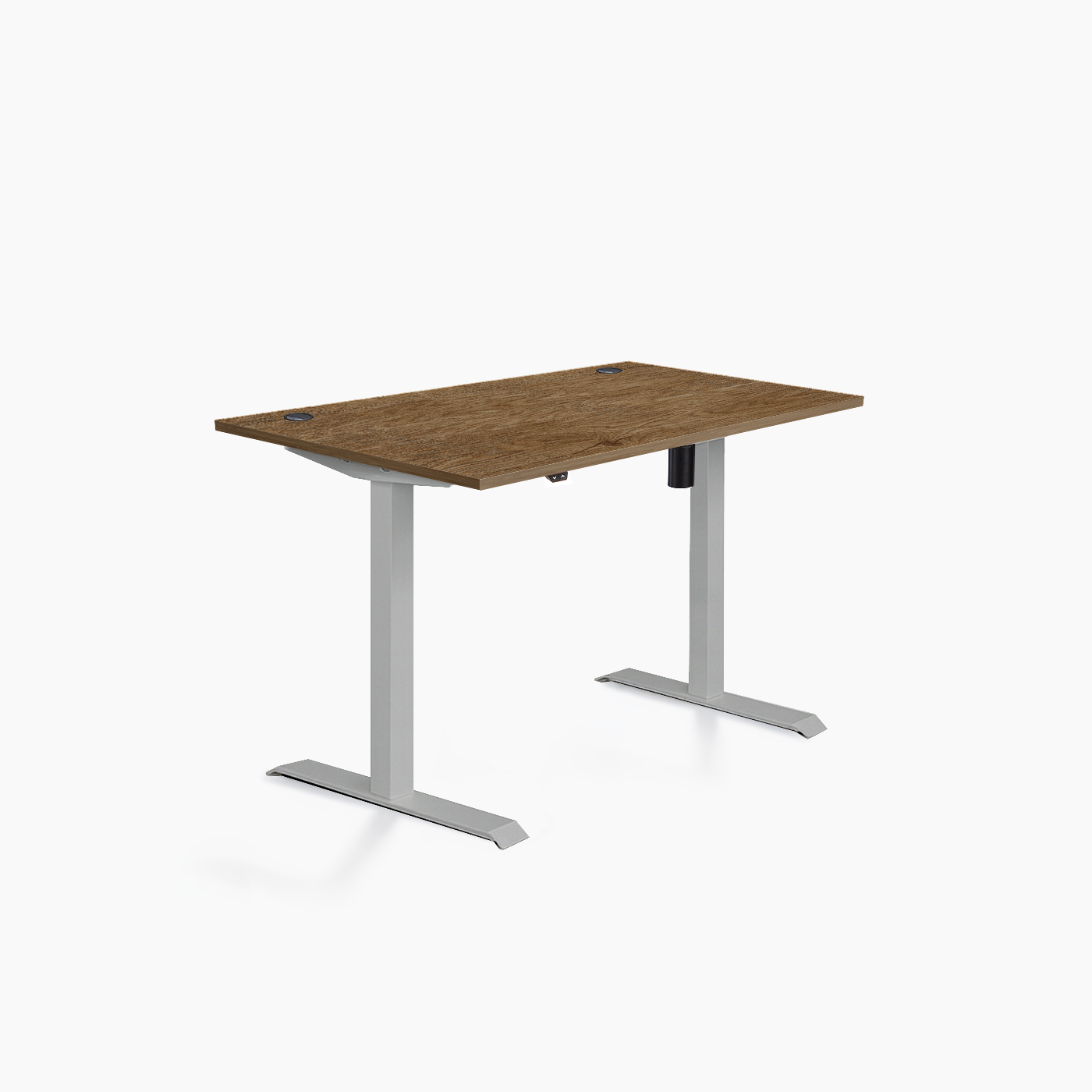 Цвят на основата: Сив | Цвят на плота: Орех Пасифик табак