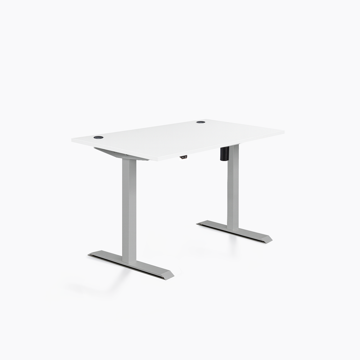 Цвят на основата: Сив | Цвят на плота: Бял шагрен