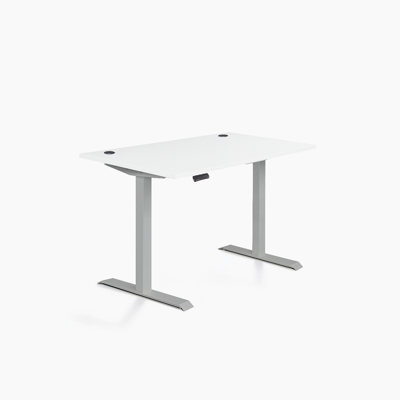 Цвят на основата: Сив | Цвят на плота: Бял шагрен