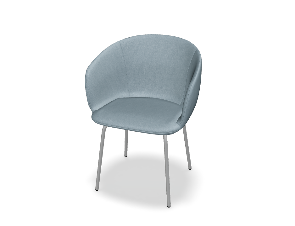 Посетителски стол Grace с 4 крака