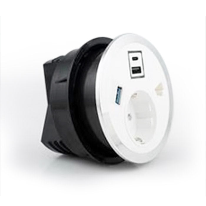 Захранващ модул за бюро Port EL 220V+Smart Charge