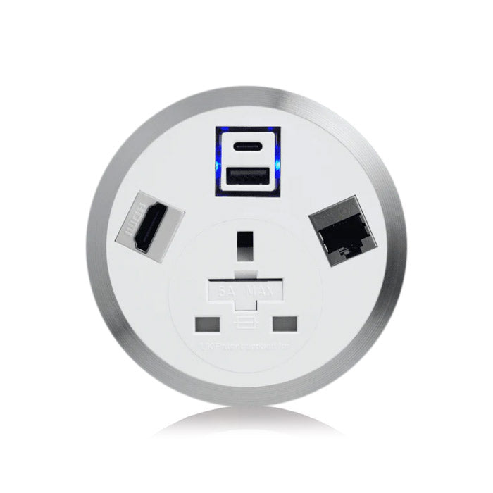 Захранващ модул за бюро Port EL 220V+Smart Charge