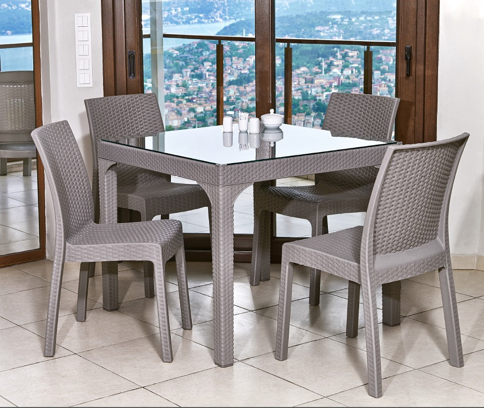 Градински стол Deluxe PVC ратан - HK710 - ChairPro