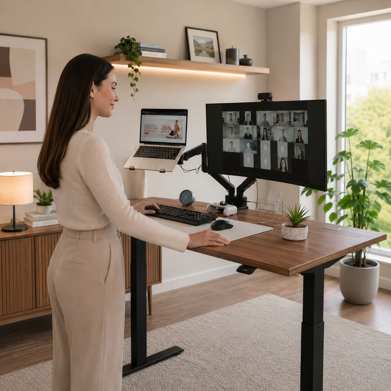 Височинно регулируемо бюро Ergo Desk Ultra Experience