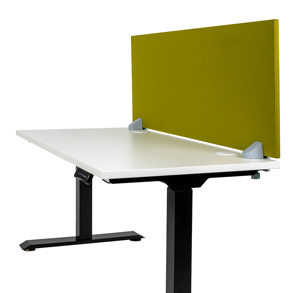 Челен акустичен панел за бюро 118/50/2 см - сив