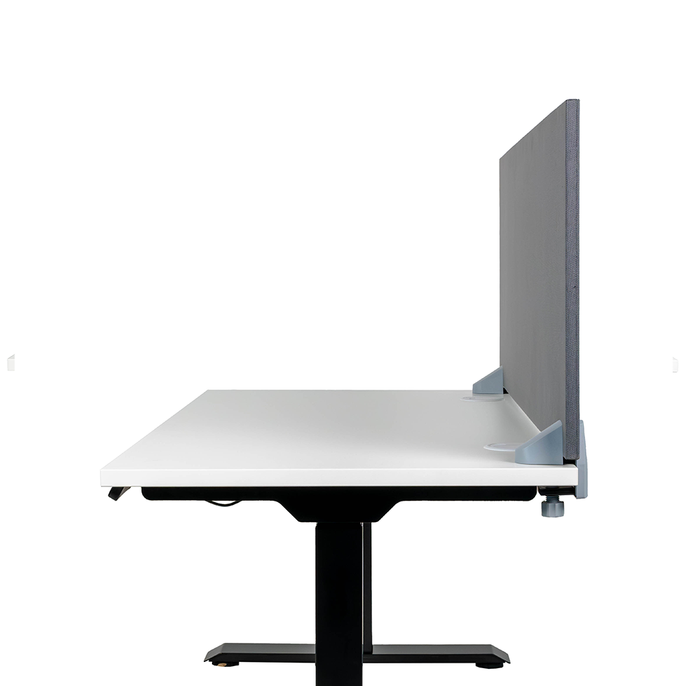 Челен акустичен панел за бюро 118/50/2 см - сив