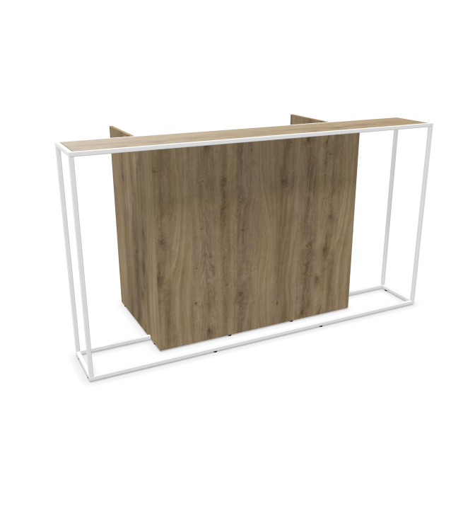 Рецепция Sinto със скрито осветление 2200x1100 мм.