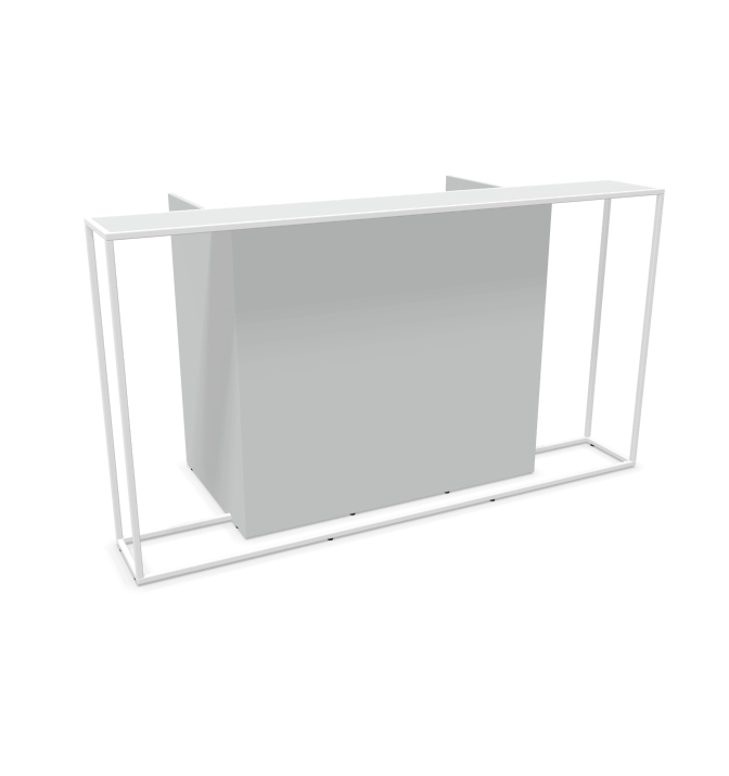 Рецепция Sinto със скрито осветление 2200x1100 мм.