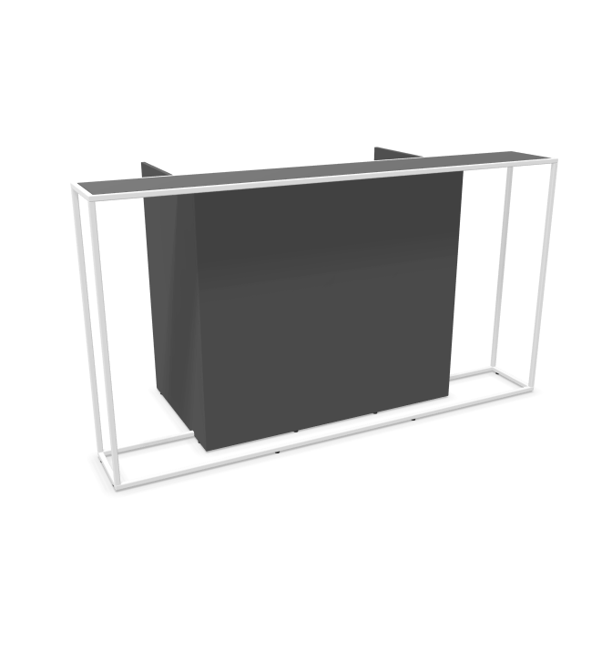 Рецепция Sinto със скрито осветление 2200x1100 мм.