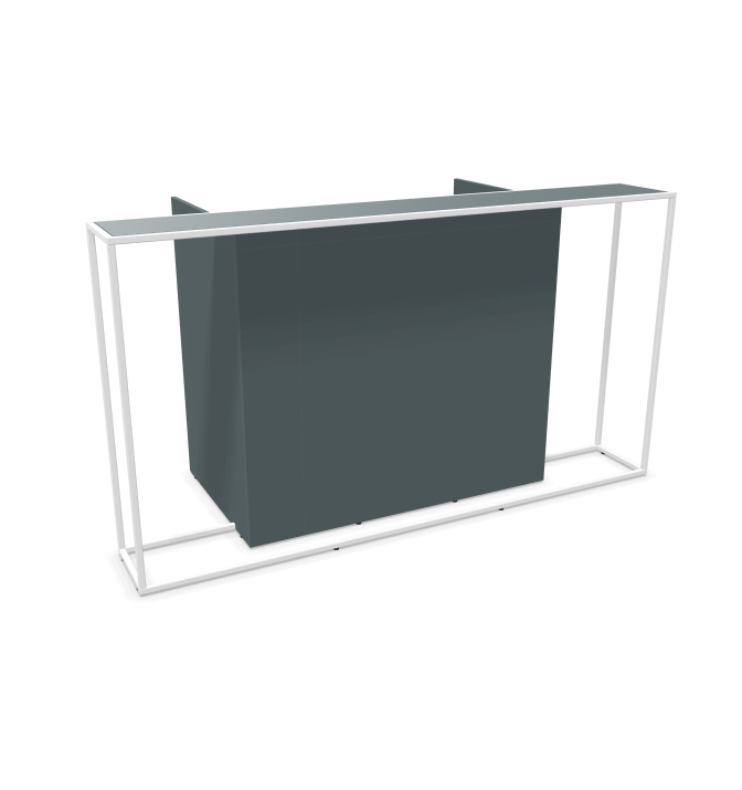 Рецепция Sinto със скрито осветление 2200x1100 мм.