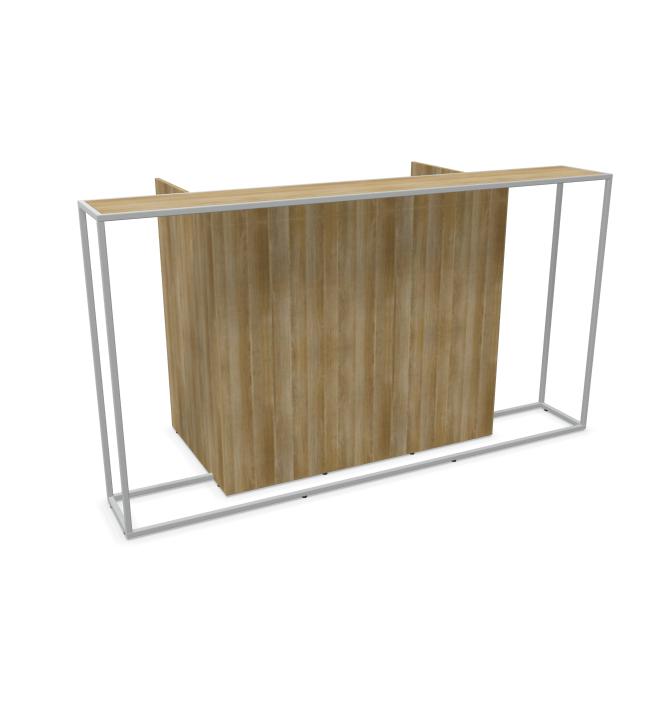 Рецепция Sinto със скрито осветление 2200x1100 мм.