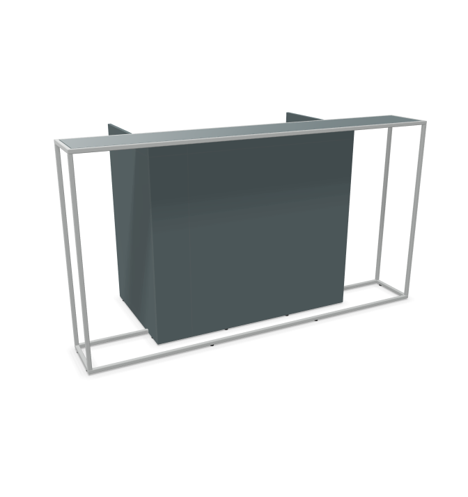 Рецепция Sinto със скрито осветление 2200x1100 мм.