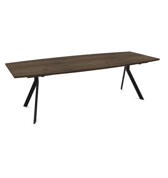 Конферентна маса AXY Line Y, Barrel Shape, 2400x1000 мм.