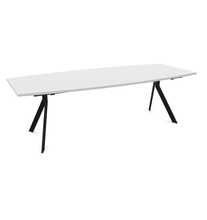 Конферентна маса AXY Line Y, Barrel Shape, 2400x1000 мм.