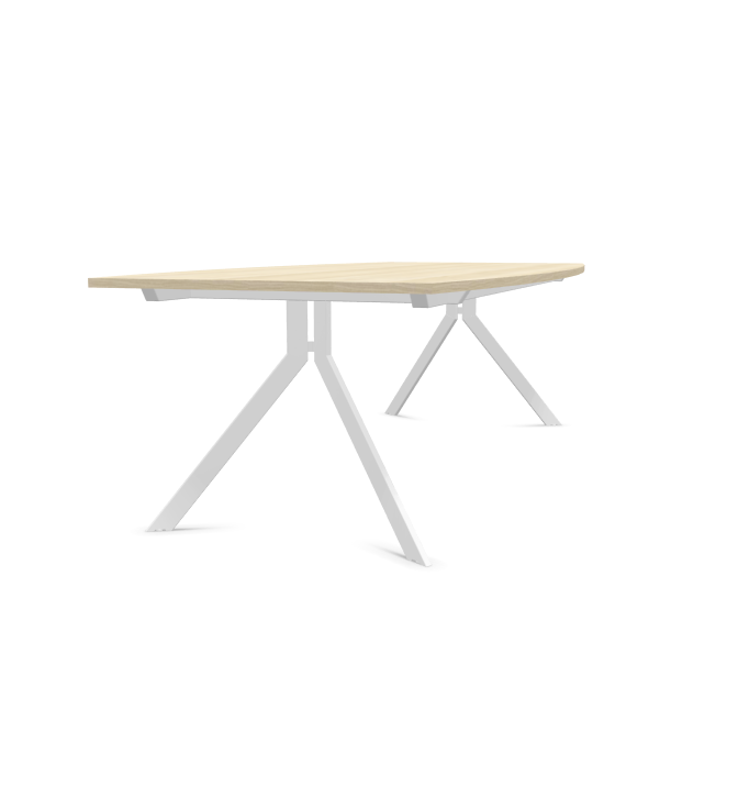 Конферентна маса AXY Line Y, Barrel Shape, 2400x1200 мм.