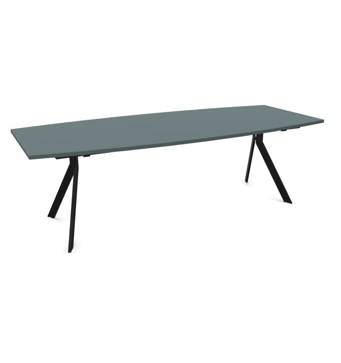 Конферентна маса AXY Line Y, Barrel Shape, 2400x1000 мм.