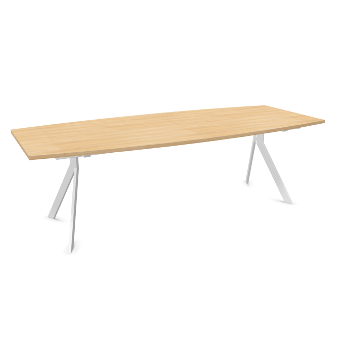 Конферентна маса AXY Line Y, Barrel Shape, 2400x1000 мм.