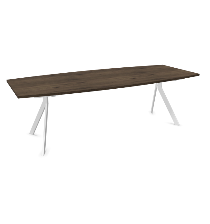 Конферентна маса AXY Line Y, Barrel Shape, 2400x1000 мм.