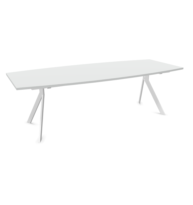 Конферентна маса AXY Line Y, Barrel Shape, 2400x1000 мм.