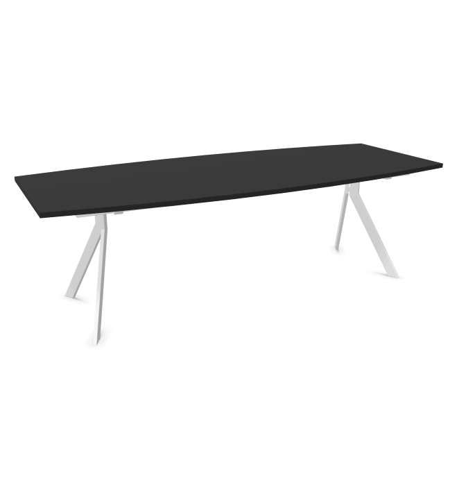 Конферентна маса AXY Line Y, Barrel Shape, 2400x1000 мм.