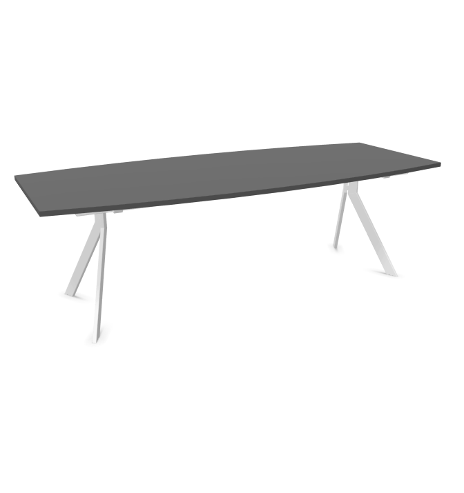 Конферентна маса AXY Line Y, Barrel Shape, 2400x1000 мм.