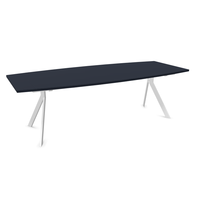 Конферентна маса AXY Line Y, Barrel Shape, 2400x1000 мм.