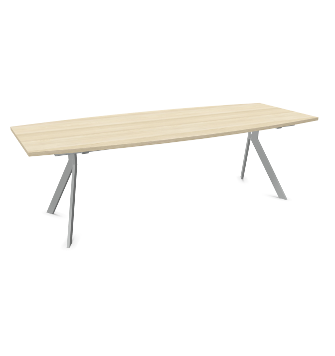 Конферентна маса AXY Line Y, Barrel Shape, 2400x1000 мм.