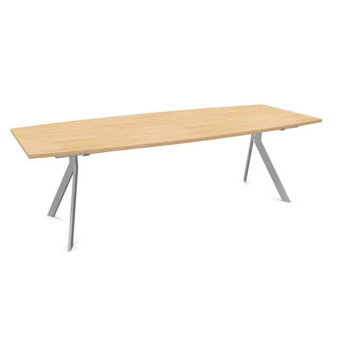 Конферентна маса AXY Line Y, Barrel Shape, 2400x1000 мм.