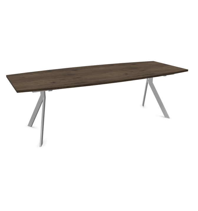 Конферентна маса AXY Line Y, Barrel Shape, 2400x1000 мм.