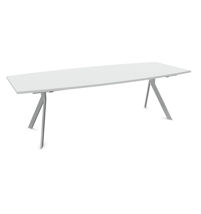 Конферентна маса AXY Line Y, Barrel Shape, 2400x1000 мм.