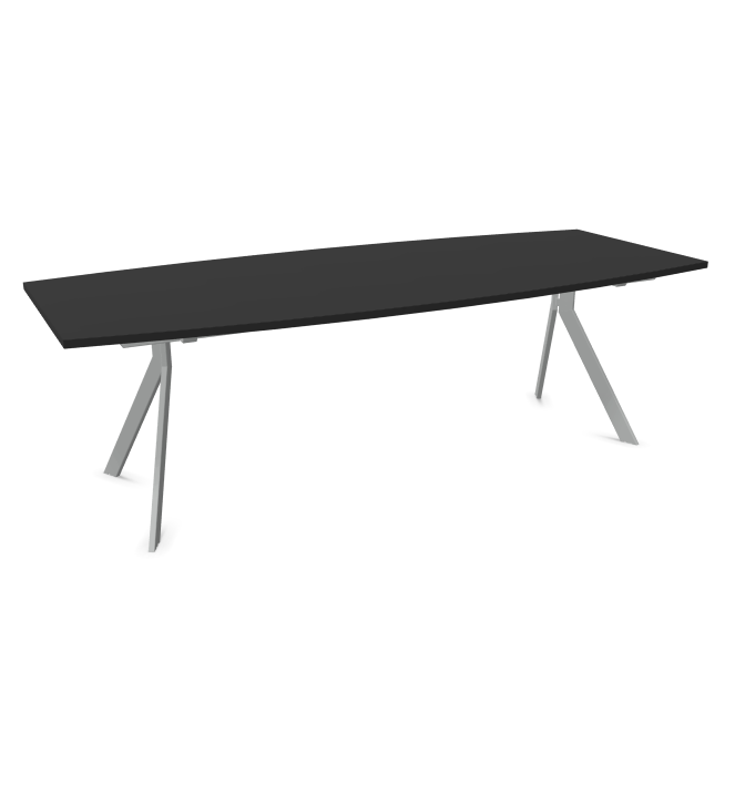 Конферентна маса AXY Line Y, Barrel Shape, 2400x1000 мм.