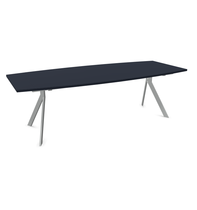 Конферентна маса AXY Line Y, Barrel Shape, 2400x1000 мм.