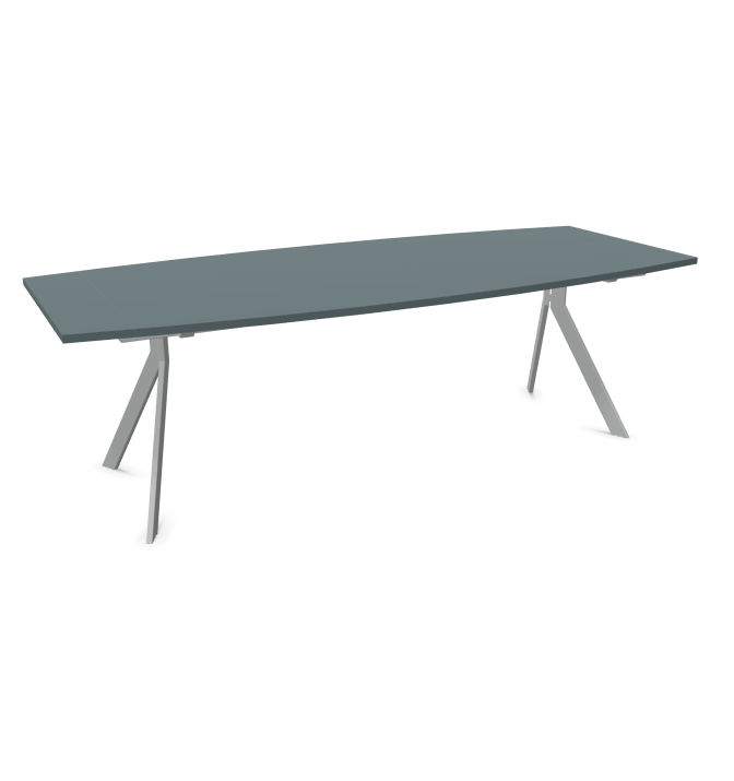 Конферентна маса AXY Line Y, Barrel Shape, 2400x1000 мм.